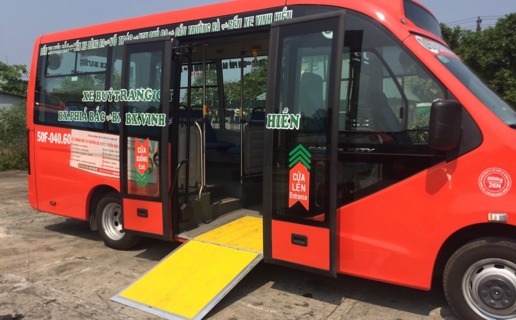 Thua Thien Hue province: Will put accessible bus routes for persons with disabilities into operation